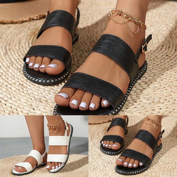 Sandalias Mujer Playa Hueco Casual Zapatillas Zapatos Planos Retro Mujer Talla 5 Mujer 11 Ancho