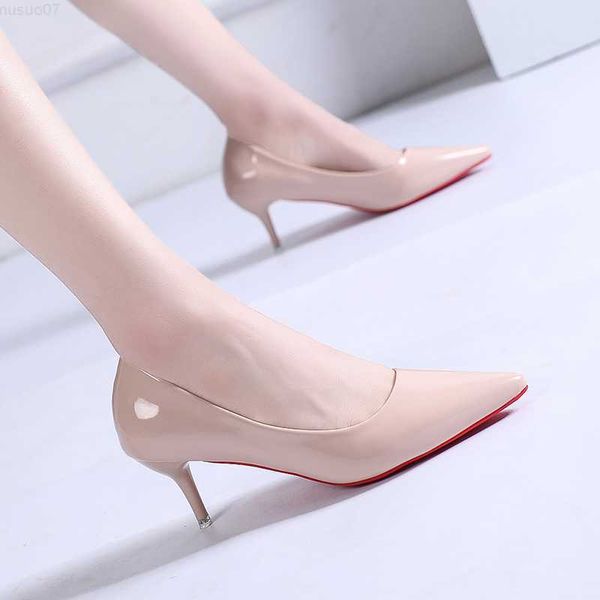 Sandales Femmes Talons Hauts Sexy Bout Pointu Escarpins Robe De Mariée Chaussures Nude Noir Couleur Rouge En Caoutchouc Bas Talons Hauts Robe Chaussures De Travail L230720