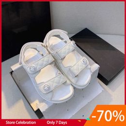 Sandalen Dames Sandales Slingback Platform Papa Sandalen Schoenen Leer Kalf gewatteerde Slides Zomer opa luxe sandaal circulaire Strand Gesp Zachte schoen Vrouw