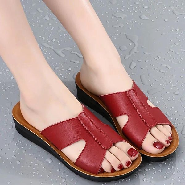 Sandalias Mujer Elegante Correa Cruzada Punta Abierta Diapositivas Comodidad Antideslizante Perfección para Salidas Informales