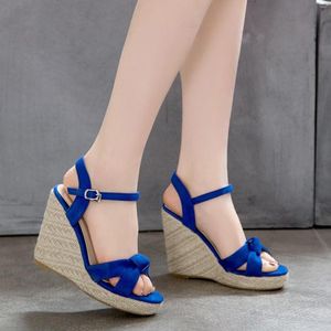 Sandalen vrouwen zomer 2023 Wedges High Heel Shoes Fashion Sandalias Mujer Elegante sexy dames Zapatos