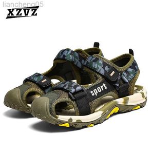 Sandalen xzvz Kids Sandalen comfortabel Non-slip Kinderen Zomer Sandalen Anti-Collision Protection Toe Boys Shoes Gemak Leisure Footwear W0327