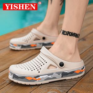 Sandales YISHEN Hommes Sandales Casual Sabots Chaussures Zapatos Hombre Arch Support Semelle Épaisse Jardin Chaussures En Plein Air Plage Pantoufles Sapato Feminino 230509