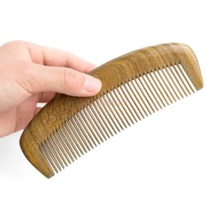 Peigne de santal peigne électrostatique peigne de massage anti-cheveux en bois naturel en bois de cheveux pure perte de cheveux fournit des fournitures de coiffure sae 240523