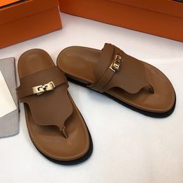 Sandles pour femme designer sandale hommes blancs d'été sandales plates à chaussures de chaussures sandalen pour hommes sandalias avecbox