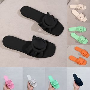 Sandles For Women Designer Slippers Interlocking Mules Designers Woman Sandals Lettres découpées Rubber Jelly Summer Beach Shoes Salles Sliders Slides Claquette