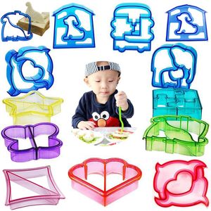 Sandwich Cutters Moule Crust Cutter Toast Cookie Cutters Cuisson Pain Presses Set Adulte Enfants Lunch Maker DIY Mignon Forme WX-C65