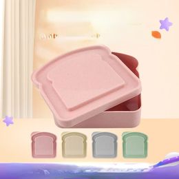 Boîte de rangement de Sandwich, boîte à déjeuner en Silicone, stockage des aliments, boîte à déjeuner réutilisable pour micro-ondes, conteneur de stockage des aliments, petit déjeuner scolaire