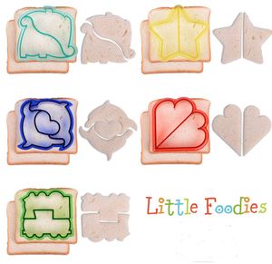Sandwiches snijders gebakgereedschap Food Lunch Diy Sandwich Bread Biscuits Cutting Mold Children Baking Gereedschap