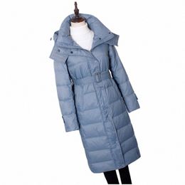 Sanishroly Nieuwe Winter Vrouwen Puffer Jas Met Capuchon Casual Warm Dikker Witte Eend Donsjack Parka Vrouwelijke Lg Outwears Tops SE1061 N0SS #