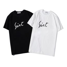 Saint Queen T-shirts T-shirts pour hommes T-shirts de créateurs pour hommes Noir Blanc T-shirt cool Hommes Été Mode italienne Casual Street T-shirts Tops T-shirts Plus Taille 98157