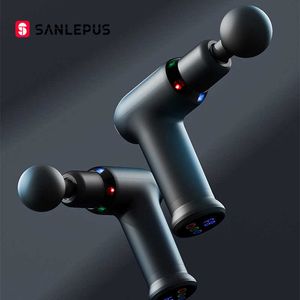 Sanlepus Cool Led Light Gun Hot Compress Elektrische massager Deep Tissue Spuscle Neck Body and Back Relaxation 0209