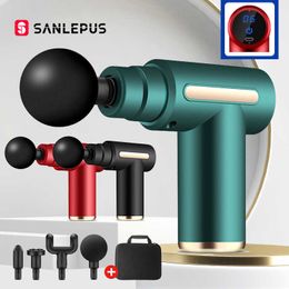 SANLEPUS pistolet Portable LCD pistolet à Percussion électrique masseur pour corps cou dos tissu profond Relaxation musculaire Fitness 0209