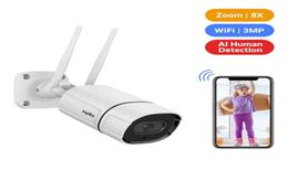 Sannce waterdichte 3MP IP -camera HD WiFi Wireless Surveillance Bullet Camara Outdoor Ir Cut Night Vision Home Beveiliging Camara AA2206125123