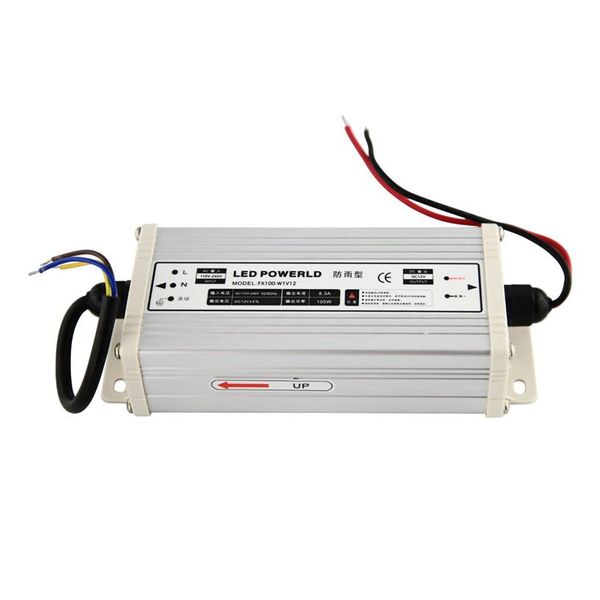 SANPU SMPS LED Driver 12v 100w 8a Alimentation à découpage à tension constante 110v 220v ac-dc Transformateur d'éclairage étanche à la pluie IP63 Outd229y