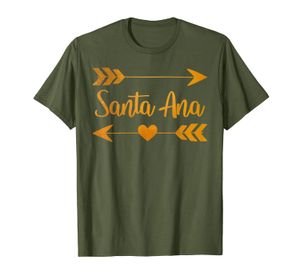 SANTA ANA CA CALIFORNIE Funny City Home Roots USA T-shirt cadeau femme