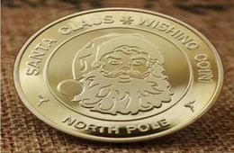 Santa Claus Wishing Coin Coned Coned Coned COIN CON COIN CON COIN NORTE POLLO REGALO MEZY NAVIDAD MONEDADES COMENTACIONES5424072