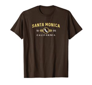 Santa Monica California Vintage Home City Shirt : Cadeau CA