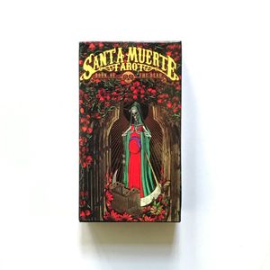 Santa Muerte Tarot Deck Book of the Dead Cards Oracles Game jeux individuels