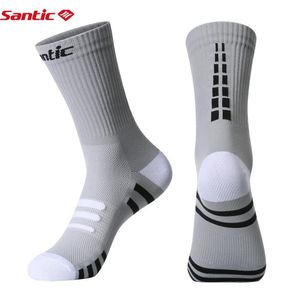 Santic Cycling Socks MTB Bike Multicolor Sport Mesh Mesh Outdoor Running Skiing Compression 231221