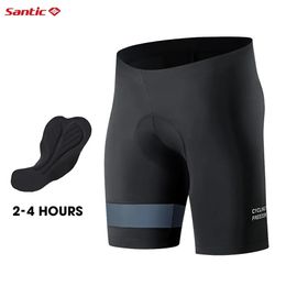 Santic Men Cycling Shorts Summer Cycle Shorts CoolMax 4D Pad Shockproof strak passende reflective240417