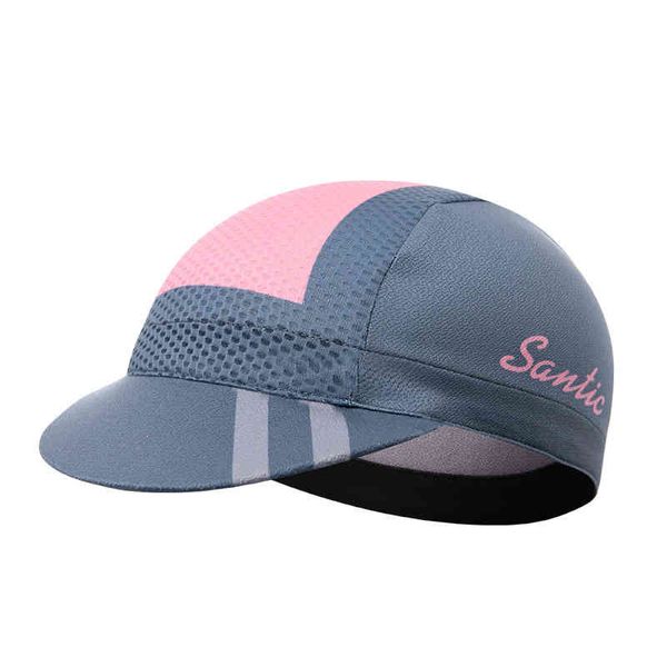 Santic verano ciclismo gorra al aire libre MTB bicicleta de carretera hombres mujeres tamaño libre elasticidad bicicleta sombrero