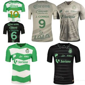 Santos Laguna 23 24 Voetbal 3 Ismael Govea Jersey 23 Raul Lopez 10 Juan Brunetta 6 Alan Cervantes 7 Harold Preciado 7 PRECIADO Voetbalshirttenues Uniform Clubteam