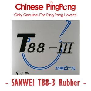 Sanwei T883 Table Tennis Rubber Allround Type T88 High Elastic Ping Pong Sponge 240422