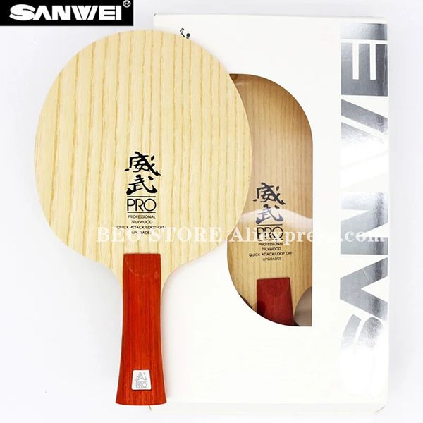 SANWEI V5 PRO лезвие для настольного тенниса, профессиональное 7 фанерное быстродействующее кольцо для атаки, ракетка для пинг-понга, ракетка-летучая мышь 240122