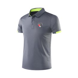 Sao Paulo FC FC Heren en Dames Polo Fashion Design Soft Ademvol Mesh Sports T-Shirt Outdoor Sports Casual Shirt
