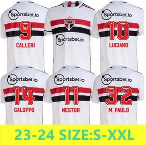 Camisetas de fútbol de Sao paulo 2023 2024 CALLERI GALOPPO LUCIANO Camisa de Sao paulo NESTOR M.PAULO PABLO MAIA camisetas de fútbol 23 24