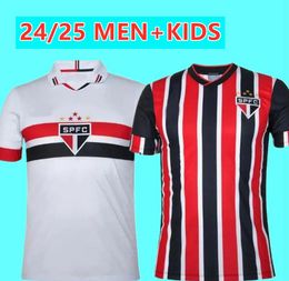 Sao Paulo Soccer Jerseys 2024 2025 NESTOR LUCIANO ALISSON Calleri ARBOLEDA JAMES PATO LUCAS 24 25 Fútbol Hombres Mujeres y niños Camisa 4XL 888