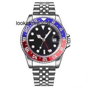 Sapphire 41 mm 8215 Automatische mannen Glas Zwart lichtblauw Designer Waterdichte roestvrijstalen hoge beweging Luminous