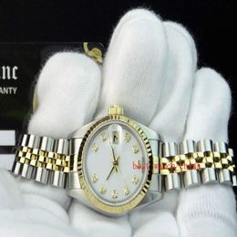 Sapphire Luxury Watch 18kt Gold 26 31 36 41 mm Mens White Diamond 79173 Automáticos Damas Mujeres Votriz de pareja 309X