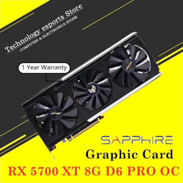 SAPPHIRE RX 5700 XT 8G D6 OC cartes vidéo de jeu Radeon RX 5700 8 go carte graphique GPU PCI Express 4.0 16X