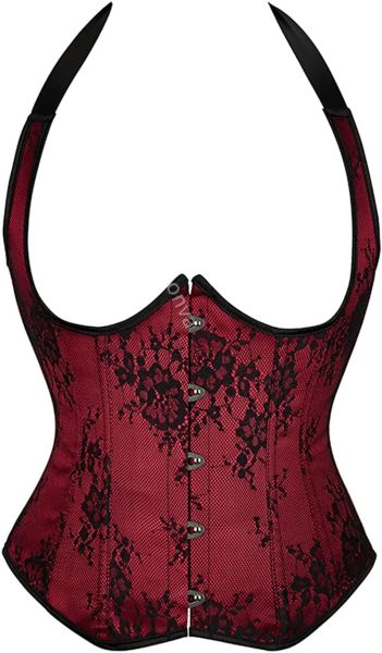 Corsé de Sapubonva Underbust con correas para el bordado de talla superior