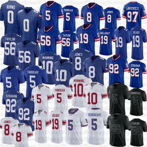 9 Malik Nabres Brian Burns Kayvon Thibodeaux Football Darren Waller Eli Manning Dexter Lawrence II Daniel Jones Kenny Golladay Strahan Jersey