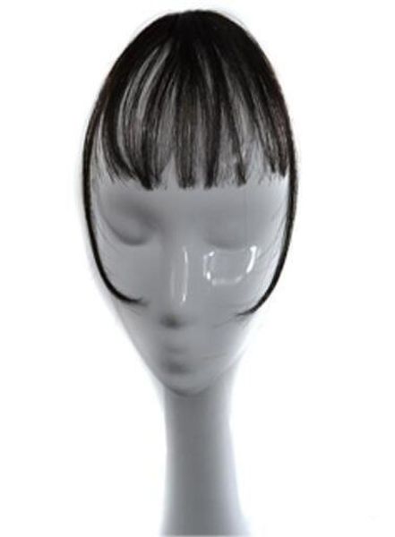 Sara femme filles pince en Shuangbin cheveux Bang 100 pince à cheveux humains en frange avant Bang Extension pince en morceau de cheveux 314CM9095686