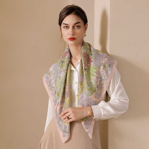 Sarongs 2022 nouveaux foulards en soie en gros Japon et Corée du Sud foulards en soie doux sacs longs décoration en gros au printemps et en été P230403
