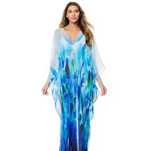 Sarongs Traje de baño Cubrir Ups Beach Coverups para mujeres Long Up Pareos De Playa Mujer Vestidos The Tunic Summer