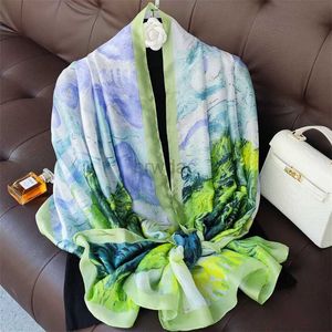 Sarongs modieuze gestreepte halslijn trendy satijnen sjaal nieuwe geprinte strandhanddoek dames zonnescherm luxueuze 180x90 cm sjaal 24325