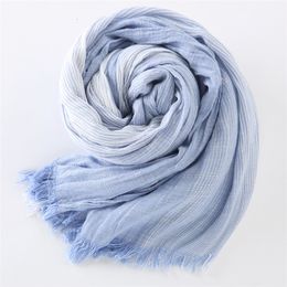 Sarongs Japanse Katoen Sjaals Unisex Kasjmier big size gestreepte kwast sjaals Marineblauw en zwart winter sjaal mannen sjaal 230721
