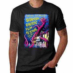 Saskato Fantastic Film Festival 2022 T-shirt uni fans de sport t-shirts pour hommes cott k9DE #