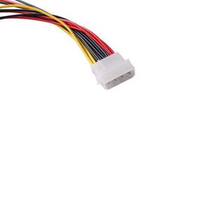 Cable adaptador SATA IDE de 4 pines macho a 3 puertos divisor hembra disco duro fuente de alimentación 22cm