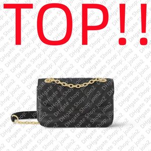 Boekentas TOP.M20687 NEW WAVE CHAIN BAG PM Designer Handtas Tote Hobo Avondtassen Portemonnee Kaarthouder Sleutelzakje Pochette