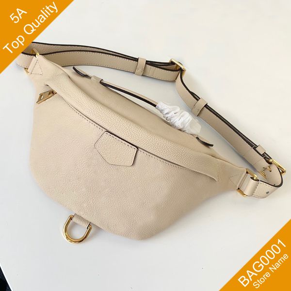 Bumbag Bags Men Satchel Original Quality Fashion sac de designer de luxe en cuir véritable Crossbody With Box B263