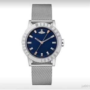 Satellite Designer Viviane Westwood Montres Haute Qualité VivienenWestwood Montre Femme Batterie Planète Quartz Montre Brisée Glace Bleu Rose Rouge Quartz Montre