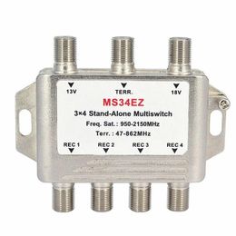 Détecteur de Satellite, séparateur Mtiswitch, 3 entrées et 4 sorties, commutateur Fta Tv Lnb pour récepteur Ms34Ez, livraison directe, électronique Dhp8Y