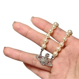 Collier satellite Designer Femmes Tive Qualité avec Box Pendant Empérator Dowager Candarbone Chain est un collier individualité de perle