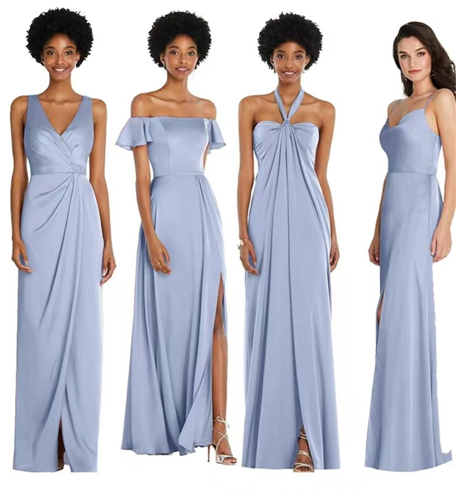 Satin Bridesmaid Dresses Formal Dresses Show Thin and Cover Meat Luxury Dresses GFA77